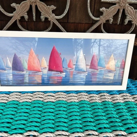 Colorful Sailboat Art Print
“Flying Color” by Sally Caldwell Fischer - Picture 5 of 7